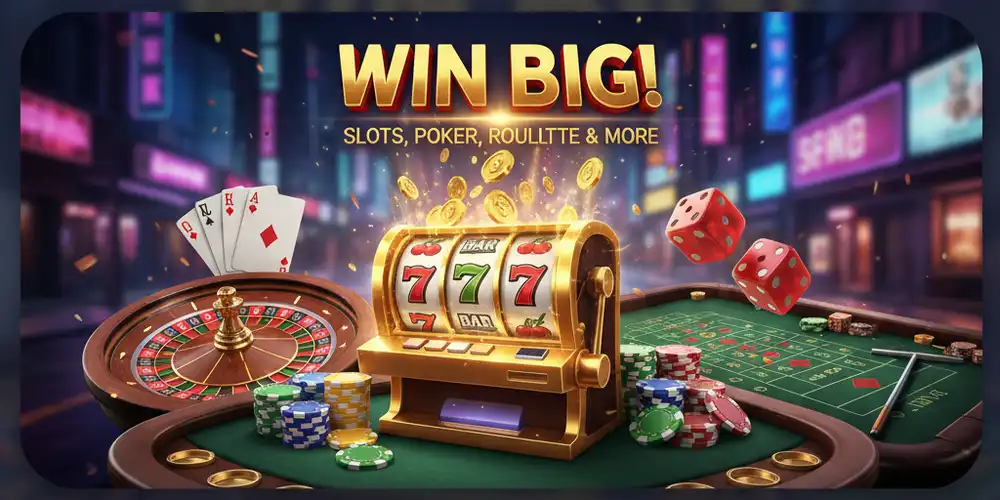 Fancy Casino Welcome Banner